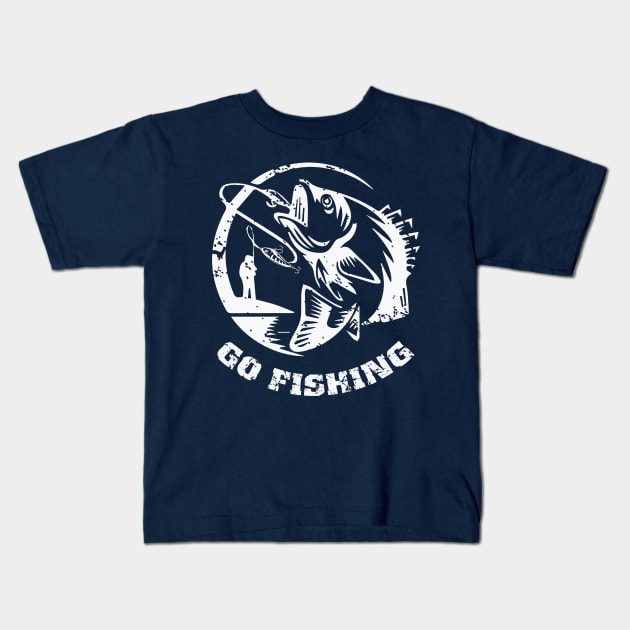 Fishing Kids T-Shirt by NI78